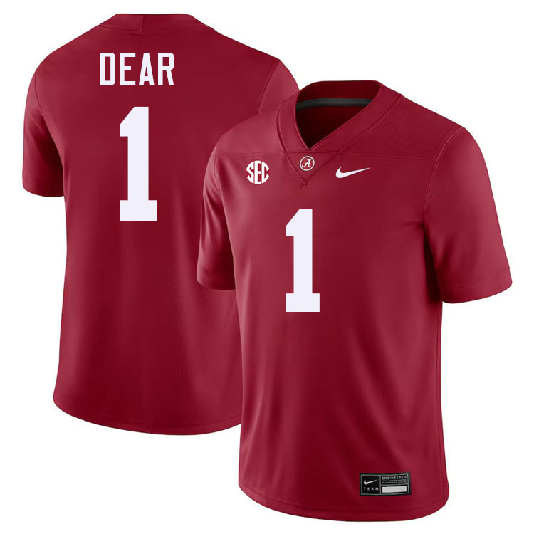 Akylin Dear Alabama Jersey,University Of Alabama Crimson Tide Football Jersey,Uniforms-Crimson